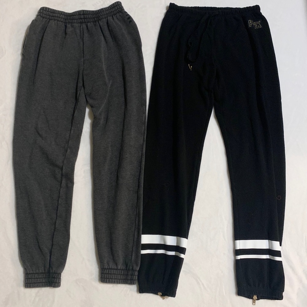 GREY SOLD!! VICTORIA SECRET BLACK SWEATS